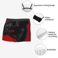 thumbnail image 5 of Rateoe Black Dog Red Background Mens Boxer Briefs Poly Spandex Performance Boxer Briefs Underwear Hem Boxer Briefs - Medium, 5 of 8