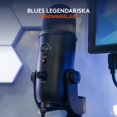 thumbnail image 2 of Reacondicionado Micrófono USB Blue Yeti Blackout Edition renovado, 2 of 9