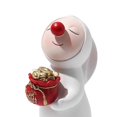 thumbnail image 4 of Abbracc 2x Bunny Figurine Red Nose Rabbit Statue For Home Easter Decor, 4 of 9