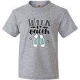 thumbnail image 3 of Inktastic Walk by Faith Quote Youth T-Shirt, 3 of 5