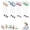 12pcs, variant on Dragon Fly Wasp Deterrent Outdoor, 3D Dragonfly Wasp Deterrent for Patio, Decorative Garden Stakes for Yard and Camping