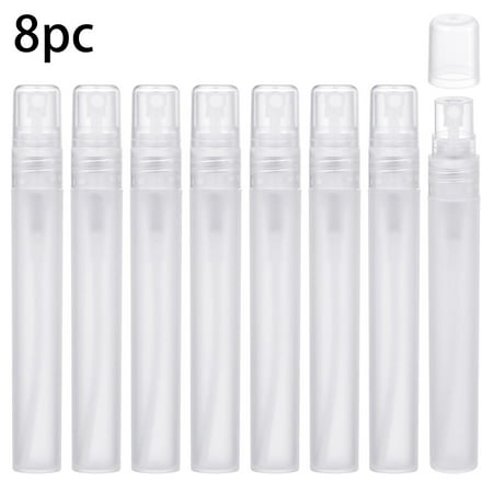 8Pcs Clear Spray Bottle 10ml Perfume Spray Bottle Perfume Atomizers Travel Bottle Refillable Empty Glass Bottle Mini Fine Mist Spritzer Bottle For Makeup Liquid Containers (10ml)