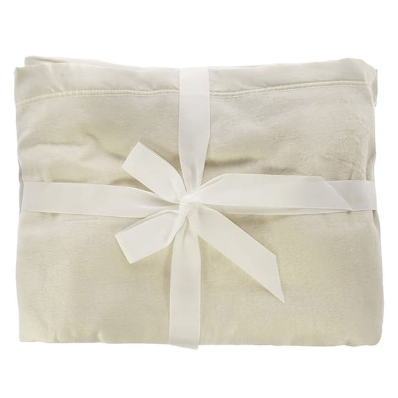 Cariloha Bamboo Brushed Fleece Blanket - Coconut Milk-Queen 1 Pc