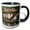 Black/White, variant on 3drose, Old Town. City Center. Heidelberg, Germany., 11oz Two-tone Green Mug