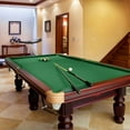 thumbnail image 2 of Baohd Nappe de Table de Billard Professionnelle Couverture de Tapis Accessoires en Feutre 7/8/9 Pieds 7 Pieds Vert, 2 of 9