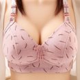thumbnail image 4 of YWDJ Full Coverage Bras for Women Plus Size Push up No Underwire Comfort Straps Support Bralette Breathable Soft Bra for All Shapes Sagging Breasts Pink M, 4 of 5