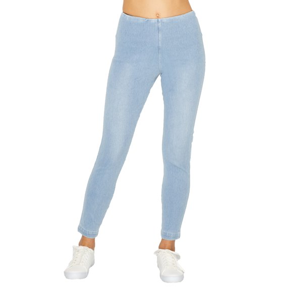 Lysse Womens Medium Control Toothpick Denim Leggings Style-1552