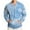 Sky Blue_002, variant on Domuza Zip Up Hoodie Men Long Sleeve Lightweight Casual Drawstring Sweatshirt Fall Winter Cotton Soft Tie Dye Pullover with Kangaroo Pockets Cyan M