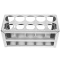 thumbnail image 2 of KAKOWELY Test Tubes Holder Sampling Tube Rack Metal Centrifuge Tube Organizer for Laboratory(10 Holes),7.09"X3.23"X3.15", 2 of 4
