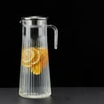 thumbnail image 4 of XKHHLH Pitcher with Lid and Handle, Carafe for Hot/Cold Water, Large Iced Tea Pitcher for Coffee, Juice and Homemade Beverage, 4 of 8