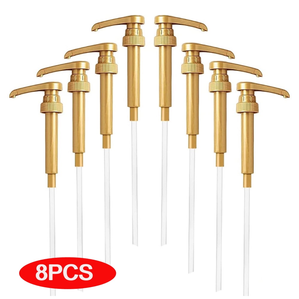8Pieces Syrup Pumps, Coffee Syrup Dispenser Pump, Flavor Syrup Pump