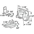 thumbnail image 2 of Dark Brown, Drawer Track Guide and Glide (2-pack), 2 of 2