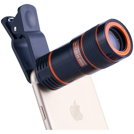 Onn Smartphone And Tablet Clip-On 8X Telephoto