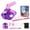 A, variant on Retractable Baseball Tee Set with Pitching Machine and Bat for Skill Development Outdoor Indoor Sports Training Game with 6 Balls, Red