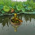 thumbnail image 1 of Adorno Creativo de Resina para Animales, Decoración de Estanque, Adorno Flotante de Agua, Estatua de Animal, Balsa Vívida para Piscina, Patio, Jardín Tortuga Macarena Rana flotante, 1 of 8
