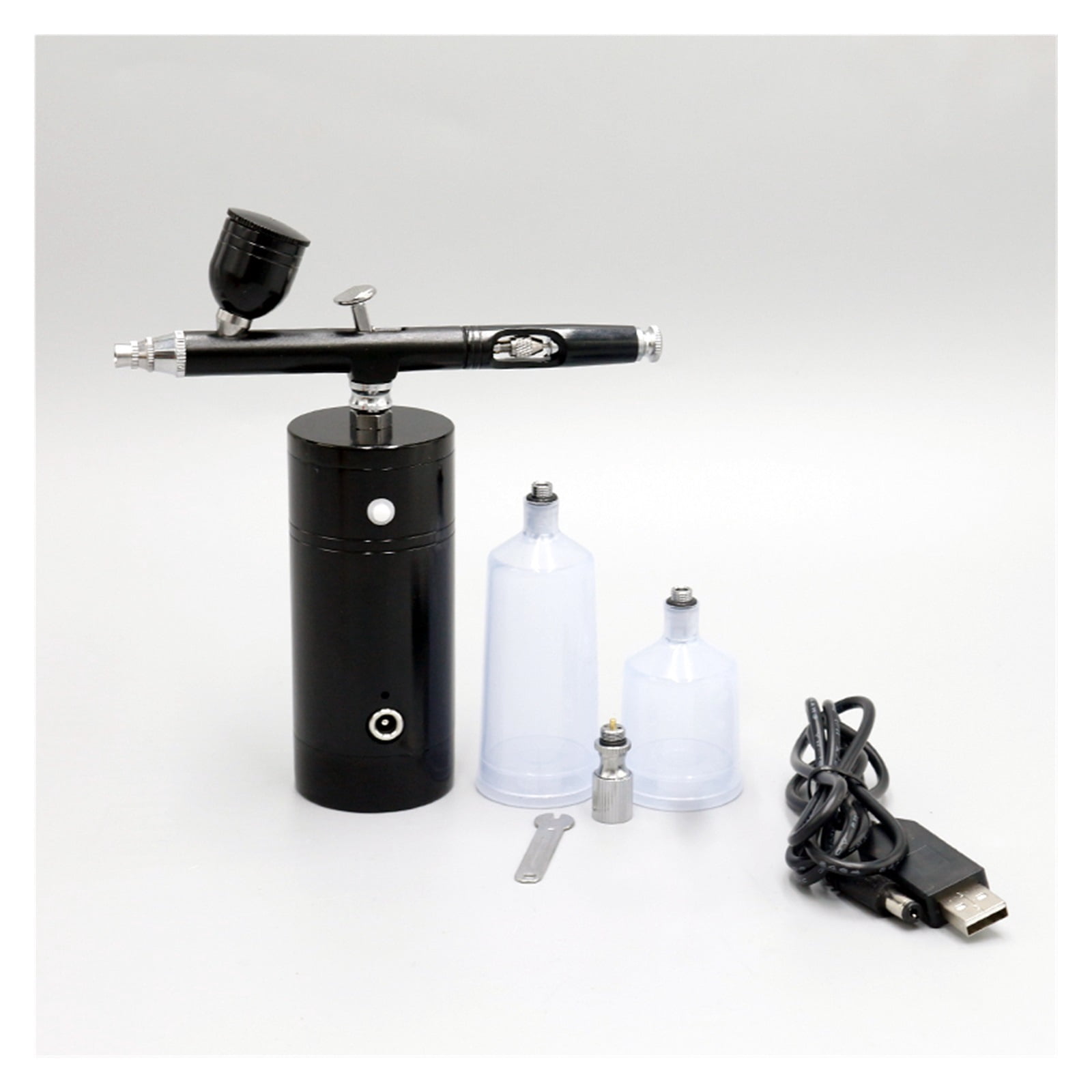 Portable Rechargeable Mini Air Gun Kit with Compressor Air-Brush Paint Spray Gun Airbrush Set For Nail Art Cake Fog Mist Sprayer ,User-Friendly Design