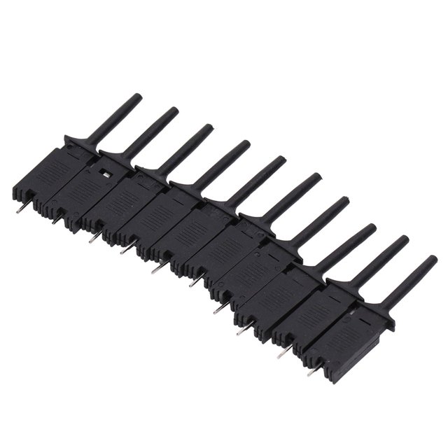 Sonda de Puente, Clips de Gancho de PrueBa Buena Protección Soldada para Multímetro para analizador Lógico