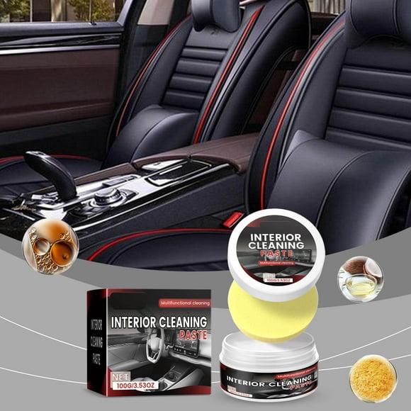 Car Interior Cleaner Seat Leather Foam Waterless Wash Stain Removal Headliner Interior Cleaning Paste