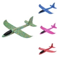 thumbnail image 4 of Bewildely Avión de lanzamiento manual EPP de 35cm, planeador volador, lanzamiento de doble agujero, aviones que vuelan en círculos, suministros Videojuegos portátiles, 4 of 6