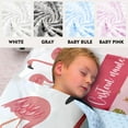 thumbnail image 4 of AOLOA Personalized Toddler Nap Mat for Daycare, Custom Name Kids Sleeping Bag with Pillow and Blanket for Preschool Kindergarten, Pink Flamingo Design Nap Mats Easy Carry, 4 of 8