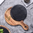 thumbnail image 4 of Bandeja para servir pizza, pala para pizza, vajilla redonda para hornear, tablas para servir, plato para pizza 30x20x1.5cm, 4 of 8