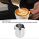 thumbnail image 2 of Frothing Cup 304 Stainless Steel Drip Free Pointed Spout Integrated Milk Frother Cup Coffee Steaming Pitcher 700ml, 2 of 4