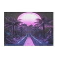 thumbnail image 7 of Yayeee Bath Rug for Bathroom Floor Non Slip Rectangle Fluffy Soft Absorbent Mat, 16"x24", Pink Road, 7 of 7