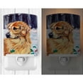 thumbnail image 2 of Caroline's Treasures 7381CNL Golden Retriver Holly Ceramic Night Light, 6x4x3", multicolor, 2 of 2