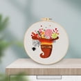 thumbnail image 2 of Kit de inicio de bordado DIY estilo Halloween Exquisito paso a paso para sala de estar D, 2 of 6