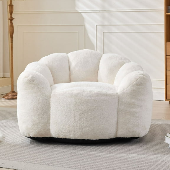 Modern Adult Pillow Chair with Armrest in Soft Plush, 1 Seat Size, Ideal for Reading, Relaxing in Various Environments