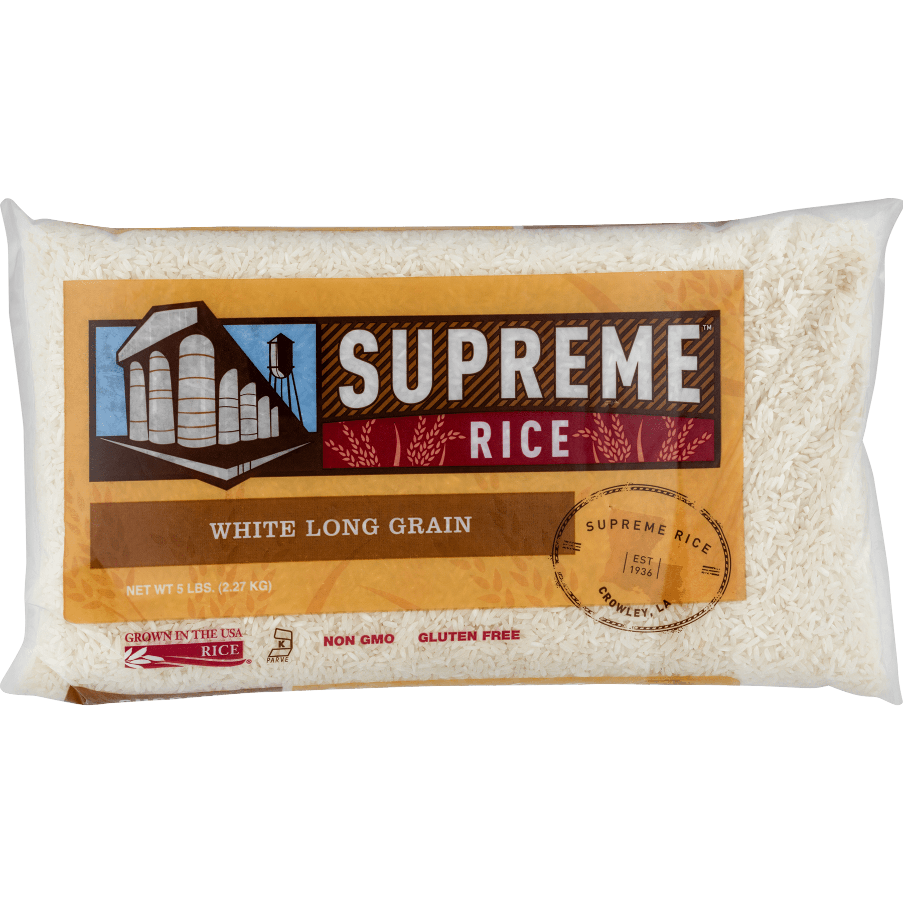 Supreme Rice White Long Grain, 5.0 LB