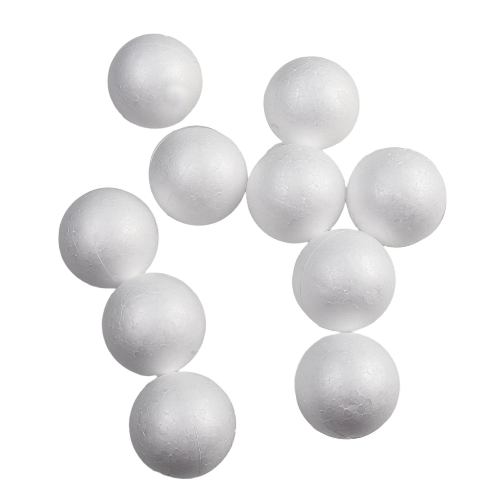 10pcs Wedding Decoration Modeling Craft Solid Polystyrene Foam Balls Round Spheres DIY Stuff Solid 2-10cm