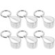 thumbnail image 1 of Jewelry Charm Connecting Buckles 6Pcs 925 Silver with Lobster Clasps Durable Silver for DIY Use, 1 of 4