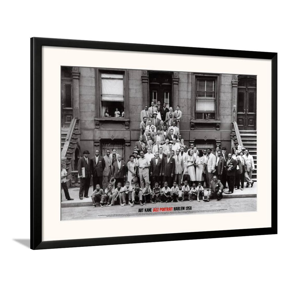 Jazz Portrait Harlem, New York, 1958 Framed Art Print Wall Art By Art