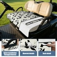 thumbnail image 4 of Breathable Golf Cart Seat Cover 51" x 31", Cooling Microfiber Towel Blanket for EZGO, Club Car, Yamaha Front Seats, 4 of 8
