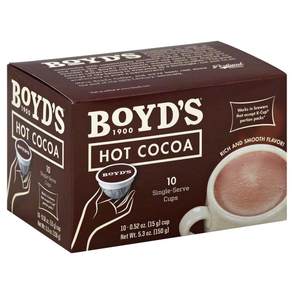 Boyd Coffee Boyds Hot Cocoa, 10 ea