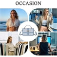 thumbnail image 7 of CAILDANL Straw Crossbody Bags for Women Summer Straw Clutch Bag Woven Beach Purse Vacation Handbags, 7 of 7