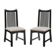 thumbnail image 2 of Linon Stanton Dining Chair, Set of 2, Black/Silver, 2 of 11