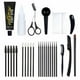 thumbnail image 5 of Kit de tinte para cejas, maquillaje profesional para cejas, resistente al sudor, natural, para niñas y mujeres, salón de belleza. Negro, 5 of 7