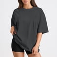 thumbnail image 4 of SUNBS Plus Size Tops for Women Workout T Shirts Short Sleeve Spring Tee Summer Clothes,Sizes S-3XL, 4 of 9