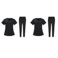 thumbnail image 1 of Enfermería Scrub Set Top Pantalones Transpirable Trabajo Uniforme para Enfermera Yoga Jogger, 1 of 5