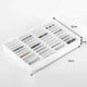thumbnail image 5 of Caja de almacenamiento para uñas postizas con 44 compartimentos para decoración de uñas. Blanco, 5 of 9