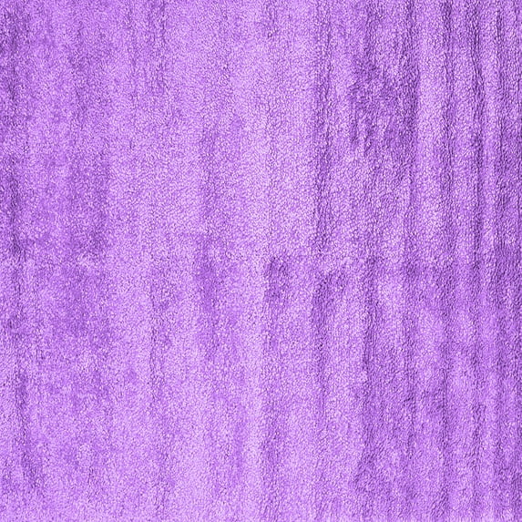Ahgly Company Indoor Square Abstract Purple Contemporary Area Rugs, 7' Square