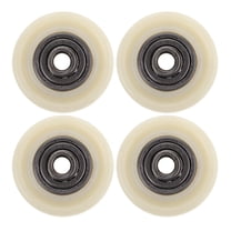 NICEXMAS 4Pcs Caster Wheels Nylon Heavy Duty Silent Operation for Carts Trolleys 1.49X1.49X0.90in