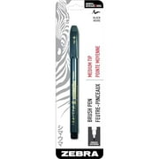 Zebra Pen Zensations Brush Pen, Medium Brush Tip, Black Water-Resistant Ink, 1-Pack