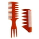 thumbnail image 3 of Para Cortar El Cabello Cepillo De Peluquería profesion Barberos s Salón - Color Té, 2 Piezas Yuyangstore Peine de dientes anchos para hombre, 3 of 8