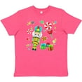 thumbnail image 3 of Inktastic Holiday Nutcracker and Candy for Christmas Youth T-Shirt, 3 of 5