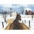 thumbnail image 3 of Jacobs, Billy 14x12 Black Modern Framed Museum Art Print Titled - Sleigh Bells Ring, 3 of 5