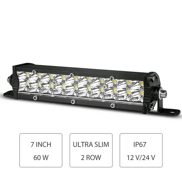 Barra de Luces Delgada Focos Led Inundaciones Combo Todoterreno Xihbxyly Nuevo
