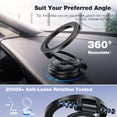 thumbnail image 2 of Soporte para teléfono de coche GolbinBox MagSafe con rotación de 360° para iPhone/Samsung, 2 of 9